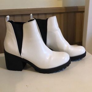 LULUS WHITE BOOTIES